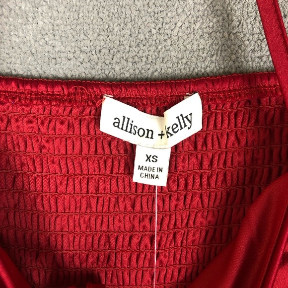 Allison & Kelly Halter Neck Bustier Corset Long Sleeve Tie Back Dress size XS - Picture 7 of 8